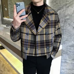 Spring Autumn Windbreaker Male Coats Short High Quality Joker Luxury Designer Clothing Fashion 2025 Y2k Men's Overcoat Jackets