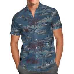 Men's Tokyo Breeze Shirt Anime Green 3D Hawaiian Print Oversized 5XL Short Sleeve Beach Social