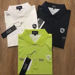 PEARLYGATES Golf Short Sleeve Men's Quick Drying 2026 Summer New Golf Non Ironing T-shirt Men's Top Polo Shirt 3077