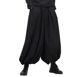 Mens Bloomers Dark Style Loose Japanese Casual Pants Summer Fashion Temperament Versatile Harem Wide-Leg Pants Men'S Clothing