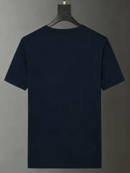 10-Piece Men's Short-Sleeved Logo Custom Trendy Versatile Top with Breathable Mesh Fabric T-Shirt