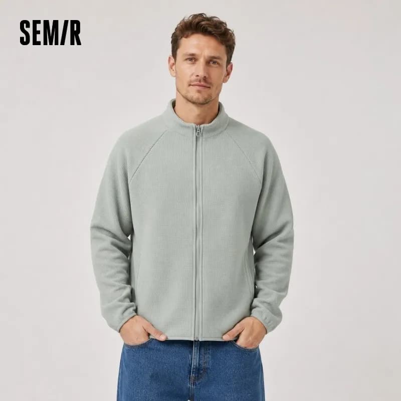 Semir Fleece Jacket Unisex 2025 Autumn Winter New Stand Collar Fleece Warm Liner Men's & Women's Clothing
