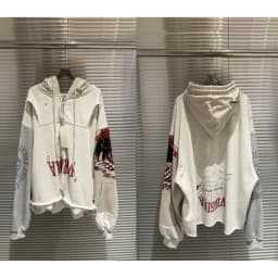 Protocol Reverse Stitching Zipper Sweatshirts High Quality Age Damage Sweatshirts Hoodies Men's Women's Coats