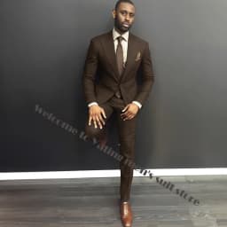 Classy Burgundy Wedding Mens Suits Slim Fit Bridegroom Tuxedos For Men Two Pieces Groomsmen Suit Formal Business Jackets