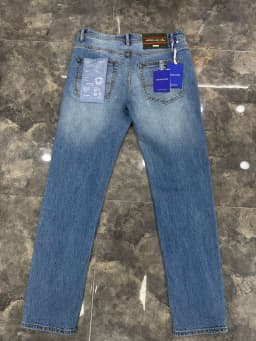 OECHSLI Jeans Thin Cotton Men 2026 Spring Summer new outdoors quality embroidery comfortable straight Big size 29-40 Pants
