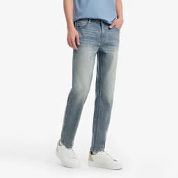 Semir Men Jeans Stretch 2026 Retro Washed Straight Commuter Urban Casual Everyday Style Soft Comfortable Daily Wear Trendy