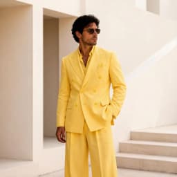 Men Suits Double Breasted with Wide Leg Pants Tuxedo Separates 3 Pieces Mix Match Custom Made Summer Wedding Banquet Groom Wear