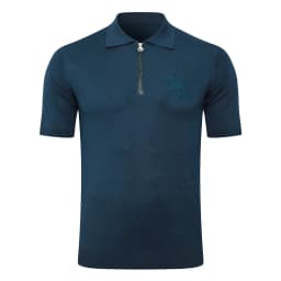 SIJITONGDA2026Men's early spring and summer new style men's half zipper pullover short sleeved knitted sweater POLO size M-5XL