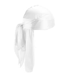 Unisex Long Silky Durag Long Tail Silky Scarf Muslim Doo Rag Pirate Hat Durag Chemo Caps Skull Hat Turban hair band Bandanas