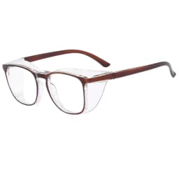 Clear Safety Glasses Women Square Anti Fog Blue Light Blocking Glasses Scratch Resistant Work Glass For Men & Nurse