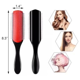 WANMEI Styling Curly Hair Brush for Natural Thick Curly Hair Travel Detangling Brush Comb for Women Men Defining Curls Hair