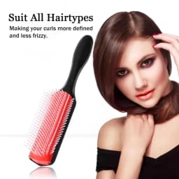 WANMEI Styling Curly Hair Brush for Natural Thick Curly Hair Travel Detangling Brush Comb for Women Men Defining Curls Hair