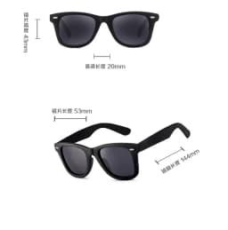 Classic Wayfarer Sunglasses Driving Sunglasses Luxury Fashion Designer Sunglasses Coating UV400 Fishing Eyewear