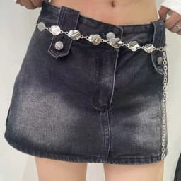 Summer Fashion Metal Waist Chain, Retro Butterfly Thin Belt Accessories, Hundreds of Matching Dresses, Belt Chains, Advanced