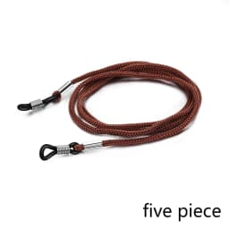 5ps Adjustable Glasses Strap Holder Anti Slip Glasses Cord Rope, Sports Sunglasses Chain Lanyard Eyewear Retainer Women Men