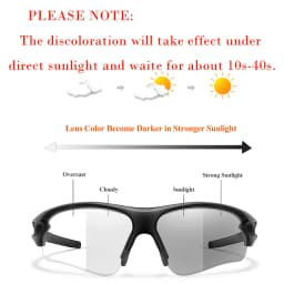 Cycling Photochromic Sunglasses Women Men Outdoor Sports Fishing Running Driving Eyewear Women Fashion Goggles