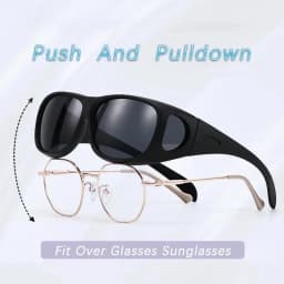 2026Polarized Sunglasses Fit Over Eye Glasses Driving Wrap Shield Goggles Fishing Glasses Sports Sunglasses Night Vision Glasses