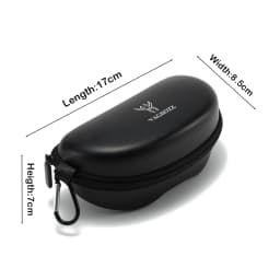 VAGHOZZ Cycling Sunglasses Case EVA Compression Resistance Outdoor Sports Glasses Case