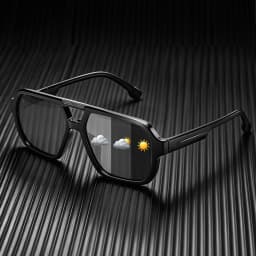 Polarized Pilot Sunglasses Men Women 2026 Retro Square Double Bridge Vintage Sun Glasses UV400 Driving Outdoor