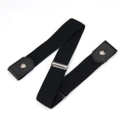 Traceless Invisible Elastic Belt Women's Belt Jeans Pants Men's Elastic Belt