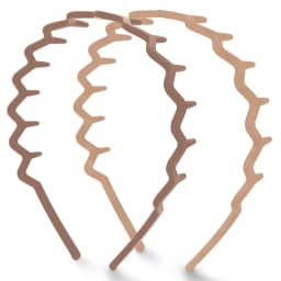 Kitsch Zig Zag 2-Pack Non-Slip Wave Design Headbands - Eco-Friendly Recycled Plastic Hair Accessories