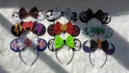 Cute New Mouse Ears Headband Kid Adult Festival Party Sequins 5"Bow Headband Women Baby Girl Party Hair Accessories