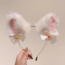 1/6/10pcs Plush Bell Cat Ear Headband for Women Fashion Girls Headband Party Cosplay Hair Band Hair Accessories