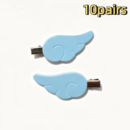 1Pair Cute Sweet Japanese Style Y2K Angel Wing Hair Clip Hairpin Barrettes Hairgrip Headdress Headwear Ornaments Accessories