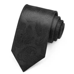Men's Hand-Tied Narrow Tie 7.5cm (2.95inch) Polyester Black Dark Pattern Wavy Plaid Geometric Stripe Business Formal Wedding Suit Accessories