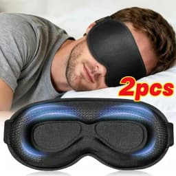3D Full Shading Sleep Mask Relaxing and Zero Pressure Soft and Breathable Nap Mask To Relieve Eye Fatigue