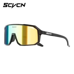 SCVCN Trendy Eyewear Cycling Sunglasses Fashion Sunglasses MTB Bicycle Camping UV400 Hiking Protection Glasses for Men Women