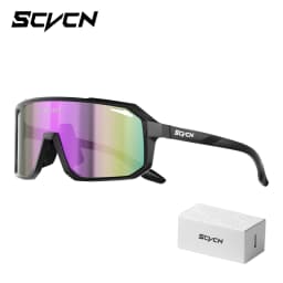 SCVCN Trendy Eyewear Cycling Sunglasses Fashion Sunglasses MTB Bicycle Camping UV400 Hiking Protection Glasses for Men Women