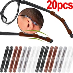 2/10Pcs Glasses Anti-slip Silicone Sleeve Eye Frame Leg Drag Fixed Ear Hook Bracket Anti-drop Artifact Glasses Accessories