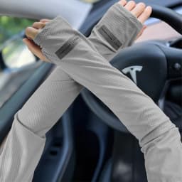 UV Solar Arm Sleeves Men Cycling Mask Long Sleeve Ice Silk Driving Arm Cover Sun-protective Summer Women Anti-Sunburn Cool Muff