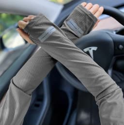UV Solar Arm Sleeves Men Cycling Mask Long Sleeve Ice Silk Driving Arm Cover Sun-protective Summer Women Anti-Sunburn Cool Muff