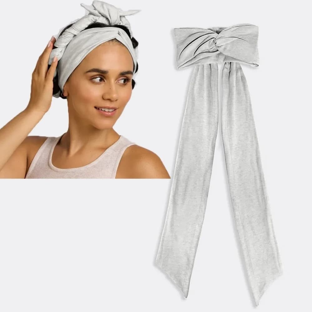 Fashion 2 In 1 Heatless Curls Headband Soft No Heat Hair Styling Tool Long Ribbon Curling Rod for Women