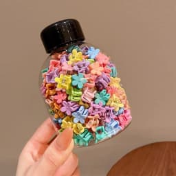 100Pcs Mini Hair Grabbing Claw Clips for Baby Girls Bangs & Broken Hair Styling Tool Small Hair Accessories