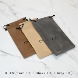 Fashion Portable Glasses Case Eyewear Accessories Soft Eyeglasses Bag Sunglasses Bags Solid Color Drawstring Pouch Bags