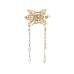 AWAYTR Shark Crab Clips Girls Hairpin Hair Accessories Korean Women Simple Hair Claw Clip Butterfly Pearl Tassel Hair Clip