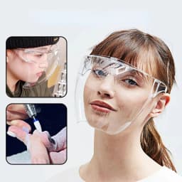 Full Face High-definition Transparent Anti Fog Anti Splash Protective Mask High Transparency Goggles Nail Art Tool