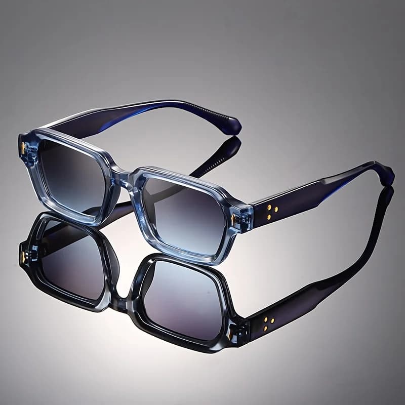 High-end retro square full-frame decorative lenses, classic, durable and versatile for both men and women