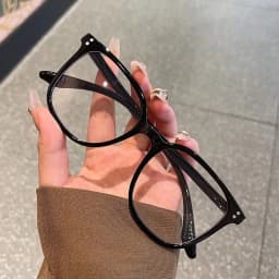 1Pc/3Pcs/4Pcs Unisex Square Frame Blue Light Blocking Glasses - Stylish Campus Look, Face-Flattering Optical Eyewea