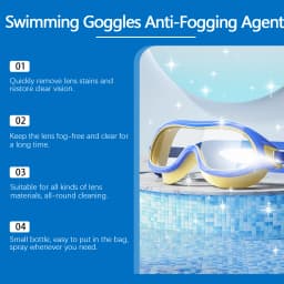 Professional Anti-Fog Spray for Goggles & Glasses Swimming & Diving Multi-Scene Prevent Fogging Clean Lens Restore Clear Vision