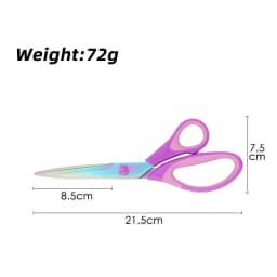 Titanium Craft Scissors Office Tailor Scissors Color Titanium Plated Handmade Scissors Household Sewing Scissors 8/7/5 Inches