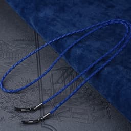 1pc Women Men Glasses Leather Rope Chain Woven Glasses Lace Up Outdoor Sports Non-slip Glasses Accessorie(11 Colors for Choose)