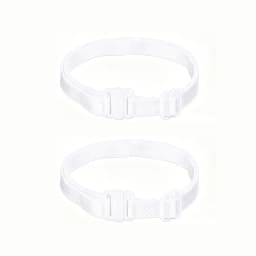 2/4Pcs Invisible Leg Shortening Straps,Adjustable No-Sew Hidden Non-slip Pants Edge Bands, Anti-drag Pants Hem Fixing Device