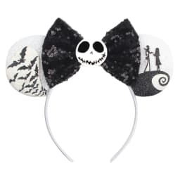 Disney Castle Mickey Mouse Ears Headband Sequins Bow Girls Cosplay Hairband Adult/Kids Party Gift Children Hair Accessories