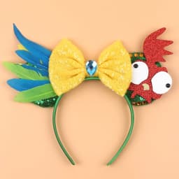 Disney Castle Mickey Mouse Ears Headband Sequins Bow Girls Cosplay Hairband Adult/Kids Party Gift Children Hair Accessories