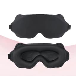 3D Contoured Sleep Eye Mask Weighted for Side Sleepers Soft Comfortable 100% Blockout No Eye Pressure Men Women