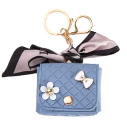 Fashion Leather Earphone Storage Bag Mini Creative Keychain Solid Color Pendant Earphone Case Bluetooth Headset Cover